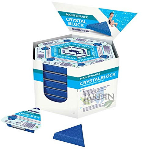 Suinga Floculant en gel pour obtenir une eau cristalline de la piscine. Lot de 36 dosettes