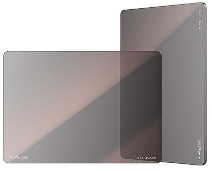 SMALLRIG 4 x 5,65 ND Filter 0,6/2 Stopps, 143 x 101 x 4 mm quadratischer Filter, kompatibel mit Matte Box, doppelseitige Nanobeschichtung – 3588