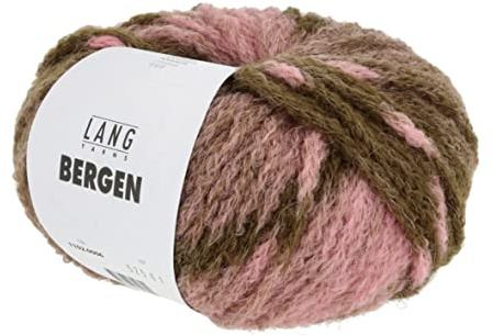 Lang Yarns - Bergen 0006 braun rosa 50 g