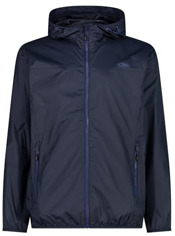 CMP Herren Hoodie Rain Jacke Regenjacke Hardshelljacke | Wassersäule 5, Winddicht & wasserabweisend, Verschweißte Nähte, Extrem leicht - 270 g, wasserdicht & immer dabei