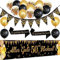 50.Goldene Hochzeit Deko Set,50 Jubiläum Banner,50.Hochzeitstag Luftballons,50.Goldene Hochzeit Schärpe,50.Goldene Hochzeit Deko Banner für Gold 50.Jubiläum Hochzeit Deko