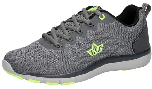 Lico Unisex Colour Sneaker, Grau/Lemon, 39 EU