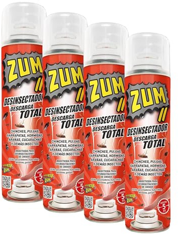 Zum Ii Desinsectador Total Sp - 250 ml (Paquete de 4)
