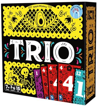 Cocktail Games | Trio | Card Game | Ages 7+ | 3-6 Players | 15 Minutes Playing Time
