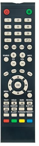 AULCMEET AKTV4620 telecomando sostitutivo compatibile con AKAI OLED Smart TV ATE48B5144K ATE55B4744K ATE55B5544K ATE48B4544K per Nikkei NH3218S NF4012 NU4318S NU5018S