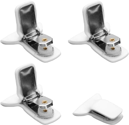 4stk Bettdecken Klammern für Bettdecken-Innenseite, Schaumstoff-Metall Deckenbefestigungen Starker Halt Bettdeckenbezug-Clips Verhindern Verschiebungen Bettwäsche-Zubehör Schnelle Installation