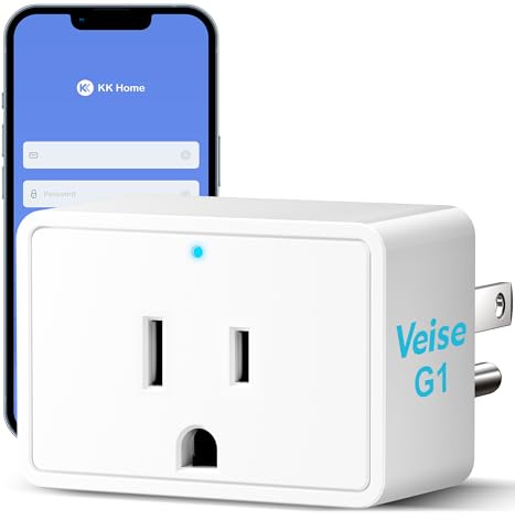 Veise G1 Gateway Intelligente Steckdose Adapter Intelligente Türverriegelung WiFi Bridge für Fernbedienung Sprachsteuerung Kompatibel mit KK Home App Farbe