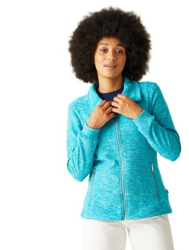 Regatta Damen Women's Azaelia Full-Zip Fleece Jacket Fleecejacke, Tahoe Blue Marl, 44
