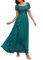 Wedtrend Cocktailkleid Hochzeitskleid Standesamt Cocktailkleid Festliches Kleider Damen Lang RWT0301 PeacockGreen 2XL