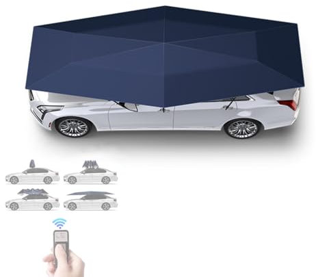 Universelles Auto-Zelt, beweglicher Carport, faltbar, tragbar, biegsamer Regenschirm, Schutz für Auto, Vollautomatischer Schutz, Sonnenschutz, Anti-Hagel, UV-Sonnenschutz, Schnee, Wind, Regen