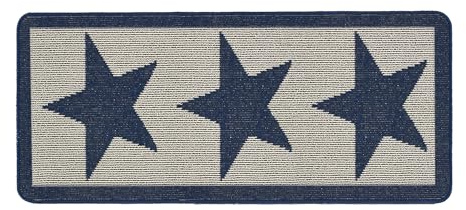 My Stain Resistant Navy Star Runner, 67x150cm