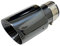 DKPMWD Endrohr Auspuffdüse Edelstahl Titan Schwarz Großer Durchmesser 101 Mm 114 Mm Offene Auto-Schalldämpfer-Stanzenddüse Auto Endrohre(60mm-101mm)