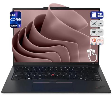 Lenovo ThinkPad X1 Carbon Business Ordinateur portable Intel Core Ultra 7 165U vPro, 32 Go LPDDR5X RAM, 2 To PCle SSD, écran OLED Touch 14 2,8 K, 120 Hz, carte graphique intégrée, caméra UHD RVB, W11