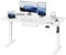 JUMMICO Electric Standing Desk, 140 x 60 cm Home Office Height Adjustable Desk, Computer Lift Table with Smart Panel & Memory Function, White