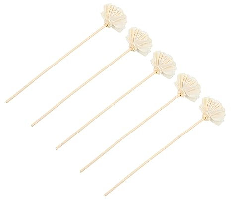 Alipis 1 Satz Nelke Aromatherapie Rattan Automatisches Spray Home Duftprodukte Ätherische Öldiffusoren Diffusor Stick Aromatherapie Öl Falten Duft Beige Getrocknet 5 Stück