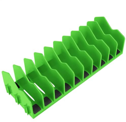 shuhauk Plier Organizer Rack, 10-Slot Pliers Spanner Compact Hand Tools Screwdrivers Rack for Studio, Factory, Tool Room Storage Drawer Toolbox