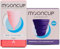 Mooncup® Beginner Menstrual Cup Starter Kit Bundle, Reusable, Ultra Soft & Easy Insert, Great for Heavy Flows, Size A, Age 30+ or Post Vaginal Birth & Mooncup Menstrual Cup Cleaning Pot