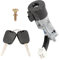 Zündschloss Starterschalter mit Schlüssel Ersatz Auto-Zündschloss-Set mit 2 Schlüsseln N0501412 Kompatibel mit/Passend for Citroen C1 Peugeot 107 Toyota Aygo N0502200 Auto Zündschalter Lock Barrel Sta
