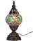formano Marokko Mosaik Tischlampe orientalisch 28cm - Lampe Metall & Buntem Glas- stimmungsvolles Lichtdesign im Boho-Stil - E14-Fassung - dekorativ für Wohnzimmer, Schlafzimmer & Geschenkidee