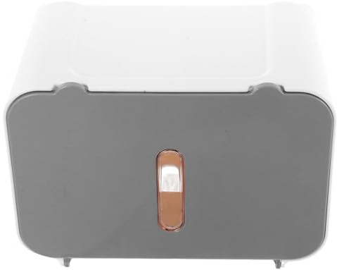 SHINEOFI Dispensador Automático de Toallas de Papel para Baño sin Taladro Gran Capacidad y Material Abs Resistente para Montaje en Pared en Baño o Aseo