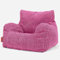 Lounge Pug, Sitzsack Ohrensessel, Pom-Pom Pink