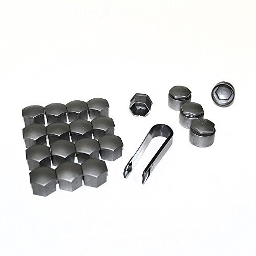 Universelle Silberkappen 17mm Kunststoffradschrauben Radmutter Kappen Bolzen