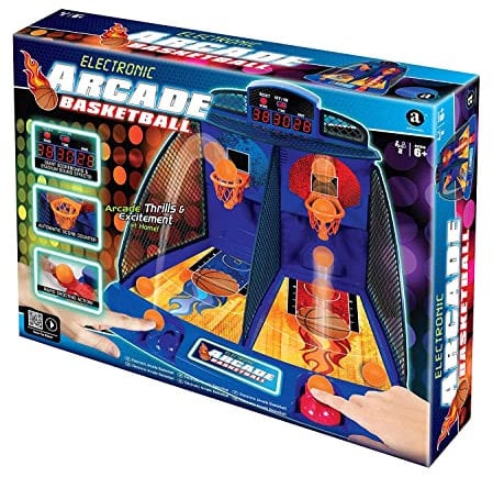 Merchant Ambassador Arcade Basketball Spiel – Elektronische Anzeige - Zeitlimit und Soundeffekte - Familienspaß für Zuhause - Spielzeug für Kinder ab 6 Jahren