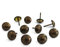 Lot de 500 clous décoratifs en bois pour meubles en bois - 11 mm x 17 mm - Style antique - Style vintage