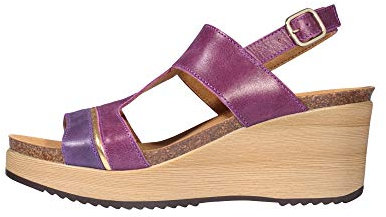 Scholl Sandali con Zeppa Elyssa, Viola, 40 EU