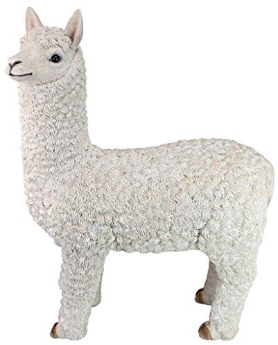 Design Toscano Die Alpakalypse des Alpaka-Gartenstatuen: groß