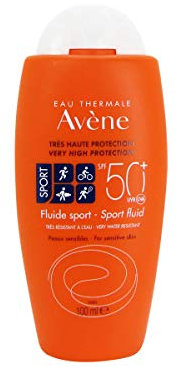 Avene Avène 100 ml Sonnenfluid Sport SPF50+, Orange, (Confezione da 1)