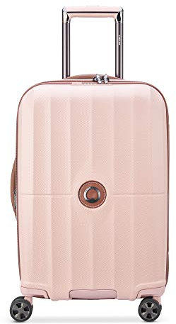 DELSEY Paris St. Tropez Hardside Erweiterbares Gepäck mit Spinner-Rädern, Rose, Carry-on 21 Inch, St. Tropez Hartschalengepäck, erweiterbar, mit Rollen
