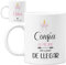Worfull Regalos Taza con Frase motivadora Confía lo mejor está por llegar - Taza personalizada - Taza cerámica - Taza con nombre