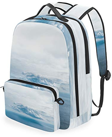 MONTOJ Above Blue Sea Cloud Reisetasche mit Crossbag Campus Rucksack