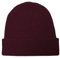 GO HEAVY Damen Feinstrick Beanie Winter Burgundy