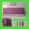 ZJS Copritestiera Letto Copertura/Copri Testata Letto Matrimoniale/Singolo Imbottito Fodera Elastica Protezione, Coprire Antipolvere in Cotone Cover Addensare AntiGraffio Cuscino,Viola,180cm(71inch)