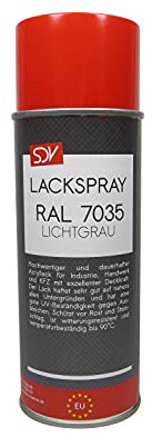 SDV Chemie Lackspray RAL 7035 LICHTGRAU 3x 400ml glänzend Acryllack