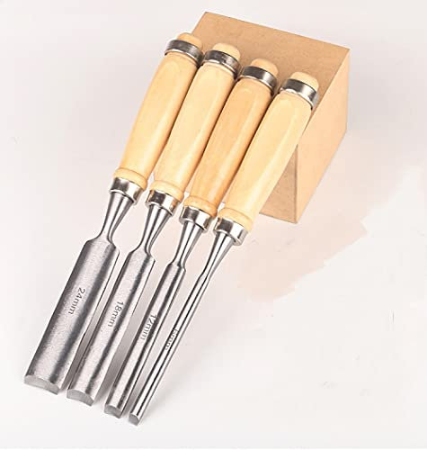 1pc 6,12,18,24mm Semicircular Chisel Carving Set Wood Gouge Chisel Woodworking Tool,Half Round Chisel,6mm x 1pcs
