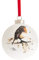 Meg Hawkins Keramik-Weihnachtskugel, 8 cm, Rotkehlchen