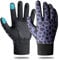RYMNT Winterhandschuhe, Touchscreen, wasserabweisend, winddicht, thermisch, für Workout, Laufen, Fahren, Radfahren, Wandern, Outdoor, Camping, tägliche Arbeit, Schneeleopard, Größe M