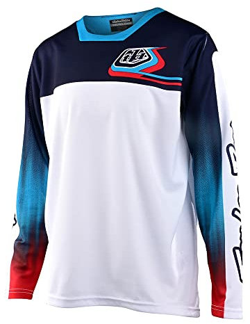Troy Lee Designs Jungen MTB Trikot, Weiß, S