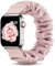 DigiHero Compatible for Apple Watch Straps Scrunchie 38mm 40mm 41mm 42 mm 44mm 45mm,Soft Printed Elastic Solo Loop Straps Women Compatible with iwatch Series 8/7/6/5/4/3/2/SE,Pink A