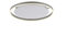 SellTec LED Deckenleuchte rund, dimmbar per Wandschalter, Deckenlampe D=49cm Aluminium silber