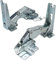 Door Hinges To Fit Bosch Neff Siemens Intergrated Fridge Freezer Genuine 481147
