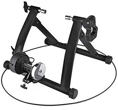 BAtlam Vélo Turbo Trainer Indoor Exercise Bike Trainer, Home Trainer Stand avec résistance magnétique à 6 Vitesses, Rouge (Noir Normal)