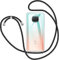 Todotumovil Funda TPU 360 con Cuerda Color Negro para Xiaomi Redmi Note 9. Carcasa Transparente Completa Doble Cara para movil. con cordón Correa para colgarlo del Cuello