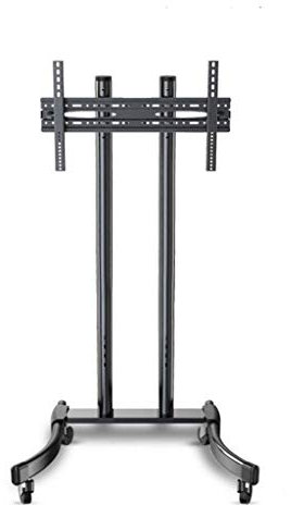 Meuble TV Chariot TV Meuble TV Universel, Chariot TV Mobile avec Roues et Étagère Réglable Chariot à Roulettes Support TV pour 32-65 Pouces Lcd LED Écran Plat, Téléviseurs Plasma Moniteurs TV (Couleur