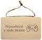 Gamer Schild aus Holz mit Gravur, Name + Motiv, Gamingschild, Zocker Türschild, Gaming Zone, Zimmer Deko, Geschenkidee Kinderzimmer, Spielzimmer, Schüler, Teenager Wandschild