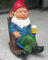 Gardlister Gartenzwerg Statue Outdoor, Hof Decor Trinkbier Zwerg Ornament Blumenbeet Dekorative Skulptur Lustige 18,5 cm Zwerg Figur für Terrasse Rasen Veranda Tisch Indoor