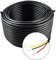 URCIANOW Cable 4 Hilos Cable 20 AWG 20 Metros Alambre Eléctrico 4x0,5 mm² de Fuerza 20 UL2464 Cable Eléctrico 20 AWG Cable de PVC con Alambre de Cobre Estañado Para lámparas LED